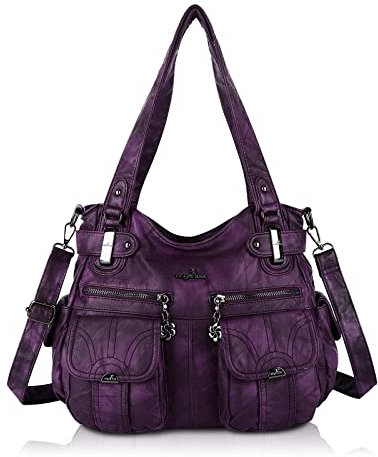 Angel Kiss Bolso de mano suave para mujer – Bolso al hombro – Bolso grande – Muchos compartimentos – Hermoso bolso para mujer, Hermoso, Hobo