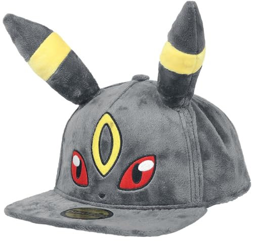 Pokemon Nachtara Plüsch | Baseballkappe | Schwarz - Einheitsgröße