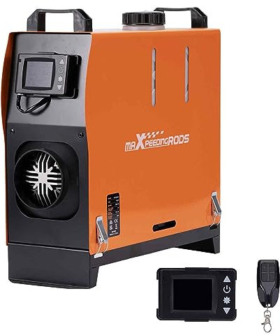 maXpeedingrods 12V/24V 8KW Diesel Heater, with LCD Control Panel and Remote Controller, All-in-One Car Parking Heater for Camping Trucks Campervans Pickups or Motorhomes