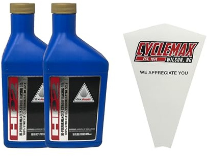 Cyclemax 2PK of Pint HP2 Full Synthetic Oil for Honda 08C35-AH21S01