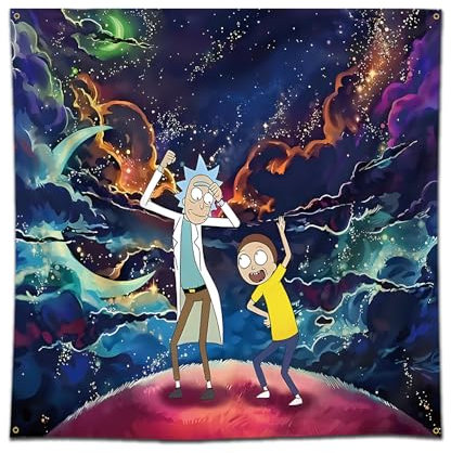 ENMOON Funny Anime Tapestry for Teen Girls Men Bedroom Living Room Dorm Decor(48 * 48 inch)