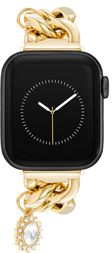 Anne Klein Modisches Armband für Apple Watch, sicher, verstellbar, Ersatzband, passend für die meisten Handgelenke