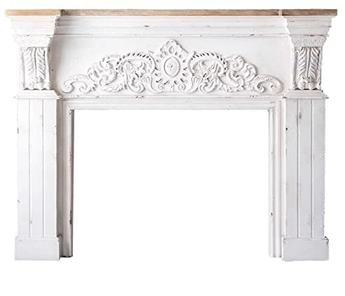 Fireplace Mantel Surround American Style Electric Fireplace Stove Mantel Trim Surround Fireplace Shelf Entryway Cabinet Living Room Solid Wood Vintage Fireplace Mantel Decorative Cabinet Fireplace Man