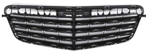 GHCPMQ Kühlergrill für Benz E-Class W212 2009-2013,Grills Zubehör Frontgrill Kühlergitter Rippen Autoteile