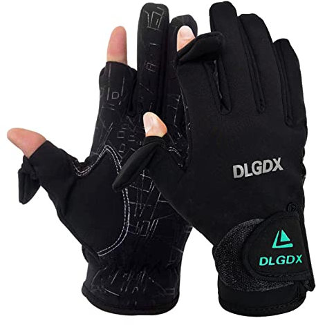 HDKEAN Warme Berg-Angelhandschuhe, kaltes Winterwetter, Angelhandschuhe, für Herren und Damen, Eisangeln oder Jagd