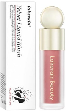 Blush Liquido Con Finitura Naturale, Fard Dalla Sensazione Leggera E Traspirante, Trucco Viso In Crema, Opaco E Paint 7,5 Ml