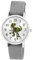 Brecjon Kinder Armbanduhr Jungen Jungenuhr Kids Dinosaurier T Rex Leuchtzeiger 5ATM Wasserdicht Textil Armband grau 5106