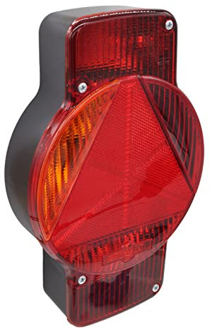 Generisch Rückleuchte Heckleuchte Humbaur vertikal hochkant links Blinker Standlicht Bremse Nebelschlussleuchte 12V PKW Anhänger 405.00035