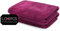 LOOKS BY WOLFGANG JOOP 2X Handtuch 50x100 cm – 100% Baumwolle Doppelpack Luxus Handtücher mit Aufhänger & Logostick, 2er Set Handtücher lila