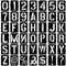 42 Stück Buchstaben Schablone Set, 10cm Buchstaben Zahlen Zeichen Schablonen, Wiederverwendbare Zahlenschablonen, Alphabetschablone für Holzschilder, Malerei DIY und Handwerk