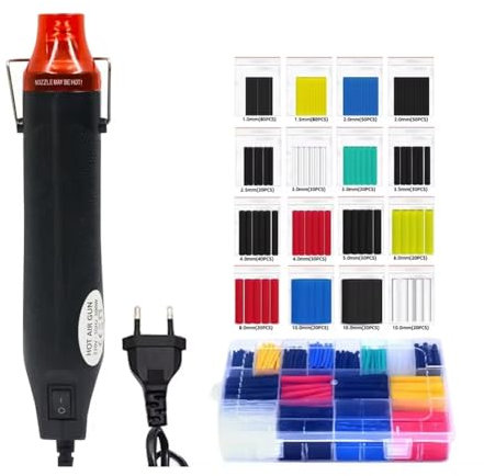 Roxvue 220V Aria Calda 300W Saldatura Temperatura Soffiante DIY Elettrico Asciugatrice A Caldo per Avvolgere Tubi Termoretraibili Spina UE