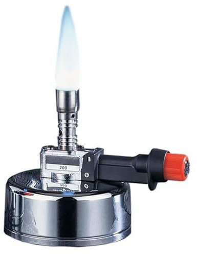 Mechero Bunsen De Laboratorio, Mechero Bunsen Portátil, Quemador De Gas, Tamaño De Llama Ajustable, Temperatura Máxima 1300 ℃, para Laboratorios, Medicina M200