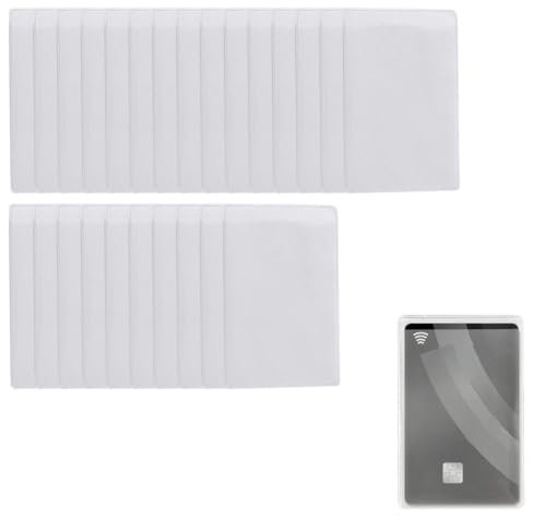 RTRTGS 25 Stück Kartenhalter Weich Karten Schutzhülle Kreditkartenhülle Durchsichtiges PVC-Etui für Versicherungskarte, Kreditkarte, Führerschein, scheckkartenhülle(9.3x6.1cm) (Transparent)