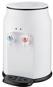 LEPREM Household Water Dispenser Mini Drinking Fountain Desktop Water Boiler Hot and Cold Dual Use Heating Machine Tea Maker 220(White Cold)