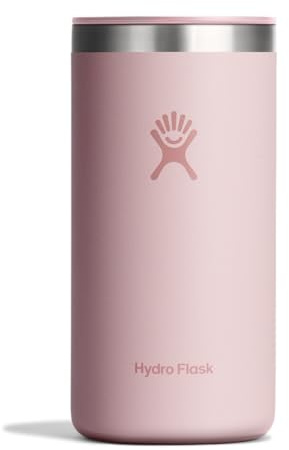 Hydro Flask Travel Coffee Cup – Insulated Stainless Steel, Non-Spill, Leak Resistant to-Go Tumbler 16 Oz Trillium Pink