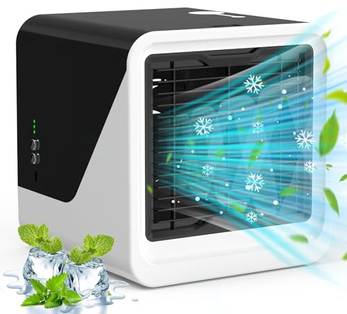 HomHou Portable Air Conditioner Fan, Evaporative Air Cooler for Home