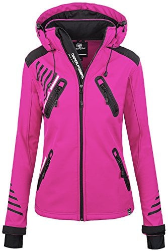 Rock Creek Softshelljacke Damen Outdoor Windbreaker D-390 | Wasserabweisende Übergangsbekleidung, funktionale Wanderjacke für Frauen, Camping, Freizeit und wechselhaftes Wetter