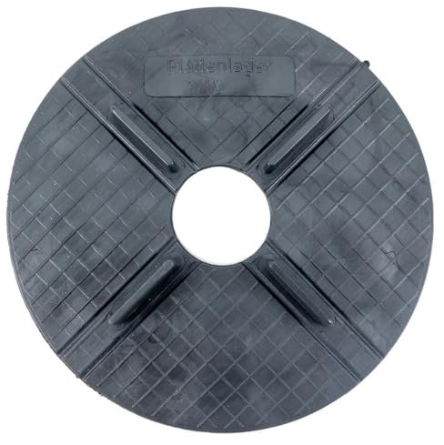 Sanpro Flaches Gummi Stelzlager - Plattenlager 3 mm Fuge / 10 mm Höhe, Anzahl 150 Stück (Pack à 150 Stück)