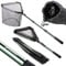 Rodeel Rubber Coated 61 Telescopic Fishing Folding Landing Net Pole Extending 23-61 inch 58-155 cm for Fly Carp Course Sea
