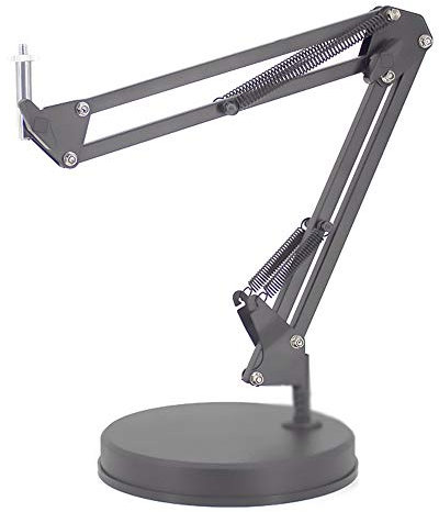 Adjustable Microphone Stand Suspension Boom Scissor Arm Studio Desktop Mic Clip Mount Holder