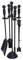 HERSIG - Accesorios Chimenea | Juego 4 Utensilios Chimenea con Soporte