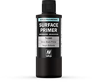 Vallejo Surface Primer 74660 Gloss Black Primer (200ml)