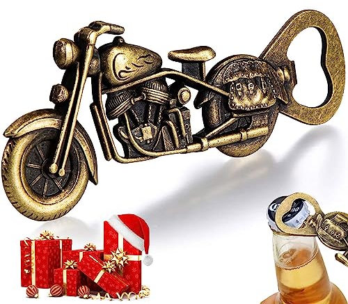 Flaschenöffner Motorrad - Motorrad Geschenke für Männer - Geschenk Motorradfahrer - Vintage Geschenke -Flaschenöffner Lustig Personalisiert-Papa Geburtstagsgeschenk-Valentinstagsgeschenke für Männer