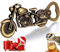 Kaiyingxin Décapsuleur de Bière de Moto, Cadeaux pour Hommes, Décapsuleur de Bière Rétro, Décapsuleur Vintage Moto en Métal, pour Grand-Père, Garçon, Fête à la Maison, en Plein Air