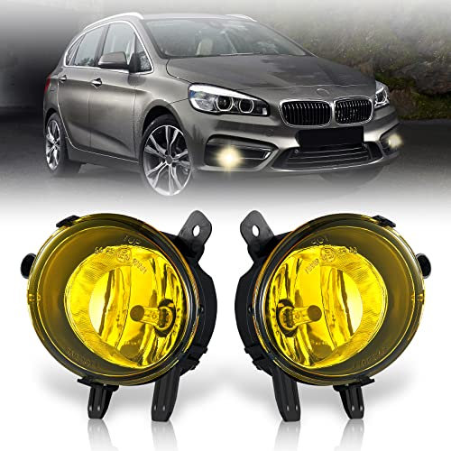 Nebelscheinwerfer passt für 10-17 BMW 3er (F30/F31) 1er (F20/F21) 2er (F22/F23) 3er Gran Turismo (F34) 4er (F32/F33) 4er Gran Coupé F36 2er Active/Gran Tourer F45/F46 Ein Paar gelbe linse H8 WISGOL