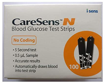 CareSens N Blood Glucose 100 test strips pack