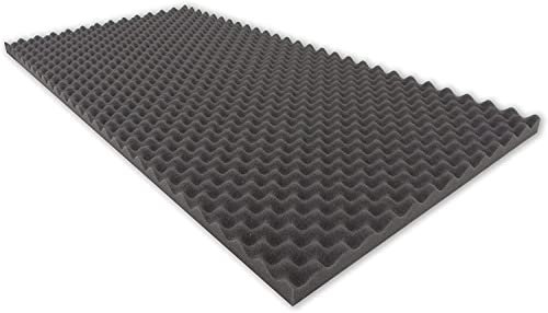 Noppenschaumstoff - selbstklebend - 100cm x 50 cm x H - Dibapur Schaumstoff (100cm x 50cm x 4cm)