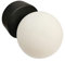 Wandlampe rund Glas Schirm IP44 Ø8cm klein elegant G9 Bad Lampe Badezimmerleuchte Kugellampe