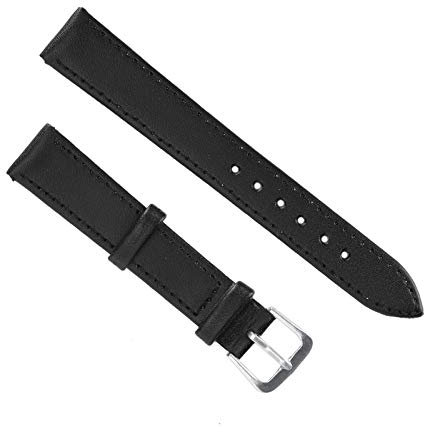 Brrnoo Uhrenarmband, Uhrenarmband, Dornschließe, Uhrenarmband aus PU-Leder, Universelles Ersatz-Uhrenarmband, Teilzubehör, Uhrenarmband-Ersatz für Männer und Frauen(16mm)