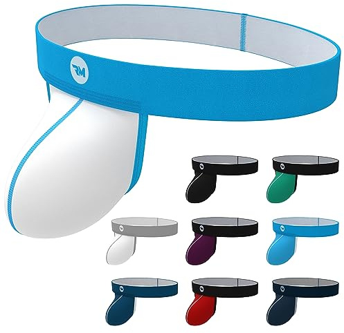 Real Men Pouch Jock Strap, Vasectomy Underwear, Athletic Supporters for, Jockstrap, Jockstraps, Men Thong G-string Alternative, Jock Straps Male Underwear Small, White w Cyan