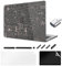 TeDaWen Frosted Case für MacBook Air 13,6 Zoll (2025-2022 Release Modell: M4 A3240 M3 A3113 M2 A2681), Notebook-Hülle und Tastaturabdeckung und Displayschutzfolie, (Rose Gold Gleichungsdiagramm) F01