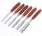 OITTo 6 Pieces Wood Chisels Set, Bevel Edge Wood Carving Chisel, Chisels Set Chrome Vanadium Steel Wood Chisels Set with Wooden Handle for Professional, in Wooden Presentation Box