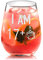 Livole 18th Birthday Gifts for Girls, Boys, Daughter, Friends, Unique 18th Birthday Presents, I AM 17+, 15oz Stemless 17+ Wine Glasses, Tumbler Glasses for Red Wine, Cocktail, Party Decorations