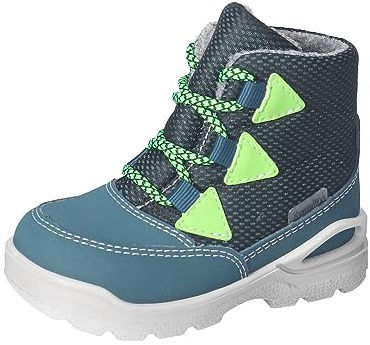 RICOSTA Baby Jungen Winterstiefel Emil,Kinder Lauflernschuhe,WMS:Weit,lose Einlage,Sympatex,waschbar,warm,gefüttert,Storm/Arctic (540),23 EU