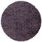SIMPEX Wohnzimmer Teppich 80 cm Rund Hochflor Lila - Moderne Einfarbig Meliert Design - Schlafzimmer Pflegeleicht Extra Weich Flauschig - Carpet Living Room Deko