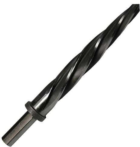 Nevada Tool 1,9 cm Bohrer, Brückenreibahle, Baureibahle, 1,27 cm Schaft, Rohrreibahle, HSS, Kegelbrücken-Reibahle, Bohrer, Werkzeug, Auto-Reibahle für Stahl, Metall, Holz, Legierung zum Ausrichten,
