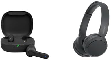 JBL Wave 300 TWS True Wireless In-Ear Bluetooth Headphones in Charging Case & Sony WH-CH520 | Cuffie Wireless, Connessione Multipoint, con Microfono