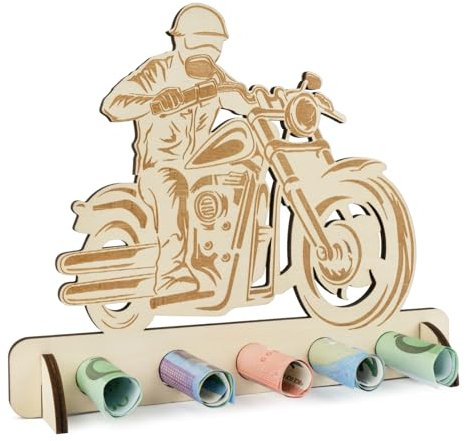 BOFUNX Geschenke für Lokomotive Geschenkidee aus Holz Lokomotive Geschenke für Männer Originelles Geldgeschenk für Geburtstag Familie Freund Kollege
