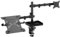 AD ADVANCE - XTENDMOUNTS Flex, Support Ecran PC de 17 à 32, Plateau Ordinateur Portable, Compatible VESA 75x75/100x100, Hauteur & Inclinaison Ajustable, Tablette Rangement & Support Smartphone