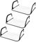 peg it Foldable Clothes Drying Rack (Pack of 3) | 6 Bars Indoor Airers with Adjustable Arms | Over Radiator Clothes Airer for Caravans, Balconies, Windows, Doors