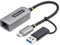 StarTech.com Adaptador de Red Ethernet USB Tipo C a RJ45 - Adaptador de Red USB-C con Conversor USB-A - NBASE-T - USB 3.1