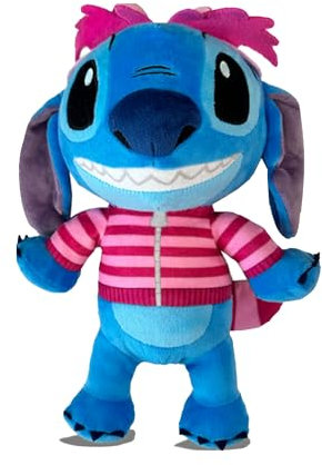 Simba Peluche Stitch Costume Cheshier, 25 cm, il gatto di Alice nel Paese delle Meraviglie. Licenza Disney 100% originale, adatta a tutte le età (6315877202)