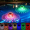 HIULLEN 2 Pièces Lampe Flottante Piscine Solaire, Lampe Piscine RGB à Couleur Changeante, Éclairage de Piscine Flottante, Eclairage Solaire de Piscine pour Fontaine, Etang, Fete