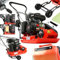 IMJ-Global Compacteur compacteur à éclater | 48 kg | 1,64 ch | Force centrifugeuse 8,2 kN | Plaque 490 x 320 mm Épaisseur 6 mm | Profondeur de compactage 20 cm | Fréquence de vibration 5900 vpm
