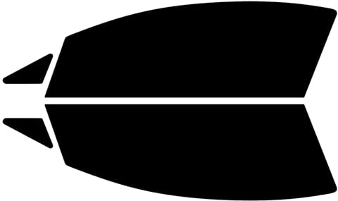 TINTCOM Pre-Cut Window Tint Film for Opel Corsa E 3-door Hatchback 2014-2019 - (50% Light Smoke) - Front Side Windows - UV & Heat Protection, DIY Easy Install, Custom Fit