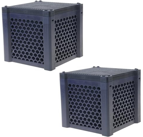 Oxtxuzdm Multi-Pore Carbon Fish Filter Box: Purify Water, Remove Contaminants & Odors Active Carbon Aquarium Filter